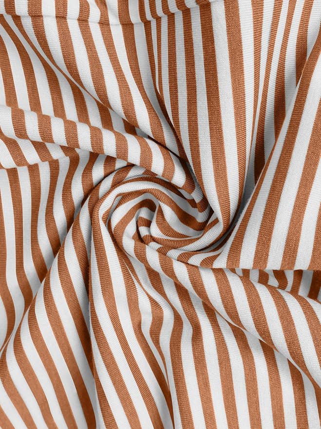 Coffee White Striped
