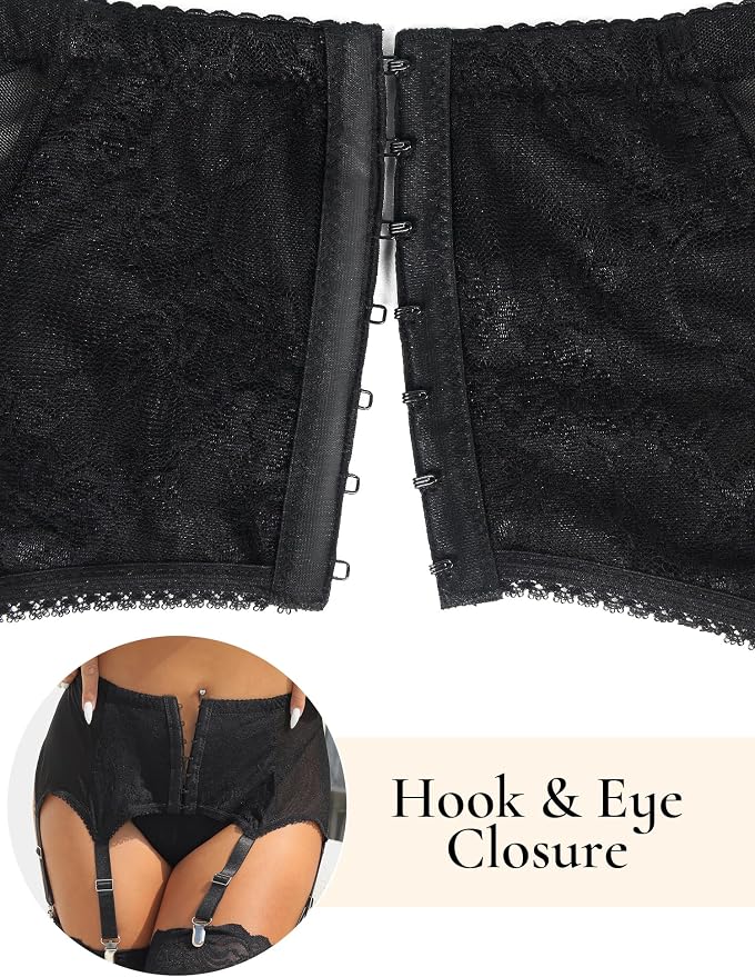 #Black-lace (Only Garter)