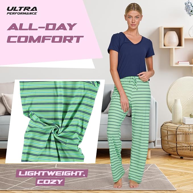 Navy/Multi Stripe - Mist/Mist Rose Bud