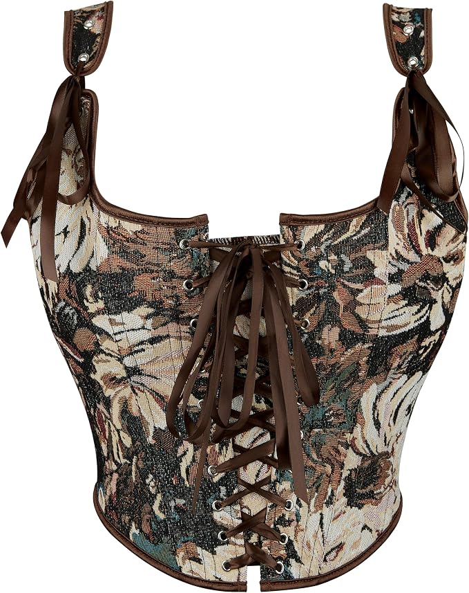 Brown Vintage Print