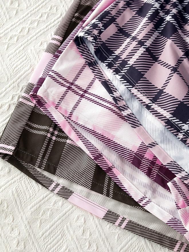Pink Purple Checkered