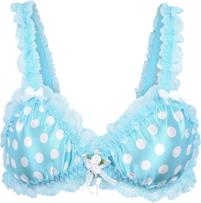 Aqua Blue - Polka Dots