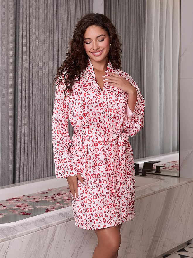 Heart Pink White Red
