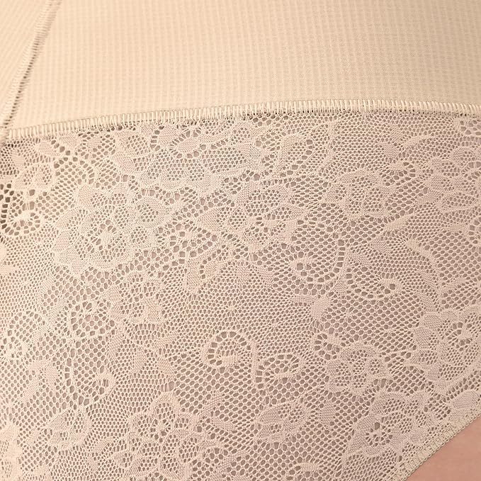 Transparent/Nude Lace
