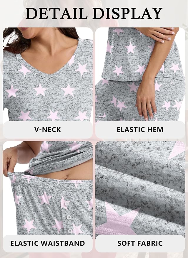 Pink Star Hemp Gray