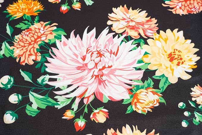 Black/Yellow Flowers