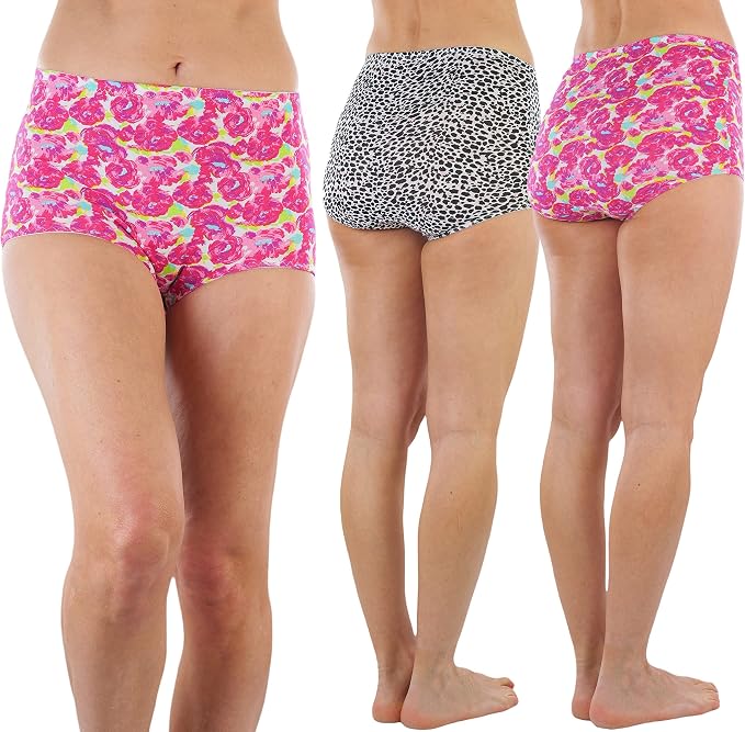 6 Pack: Solids and Prints Fuchsia Assortment