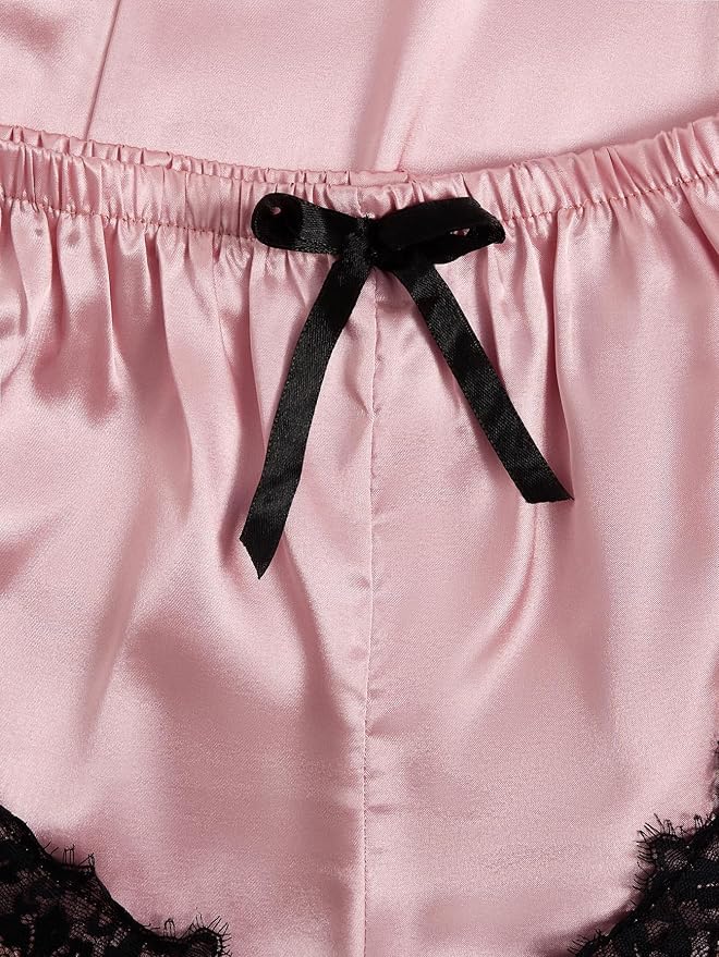 Pink Black Bow