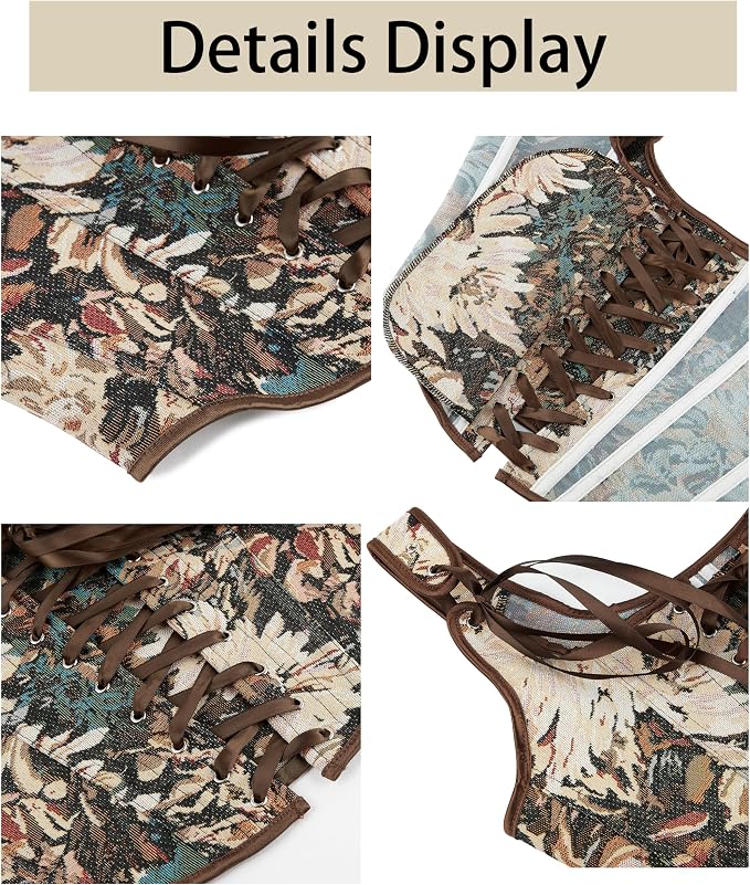 Brown Vintage Print
