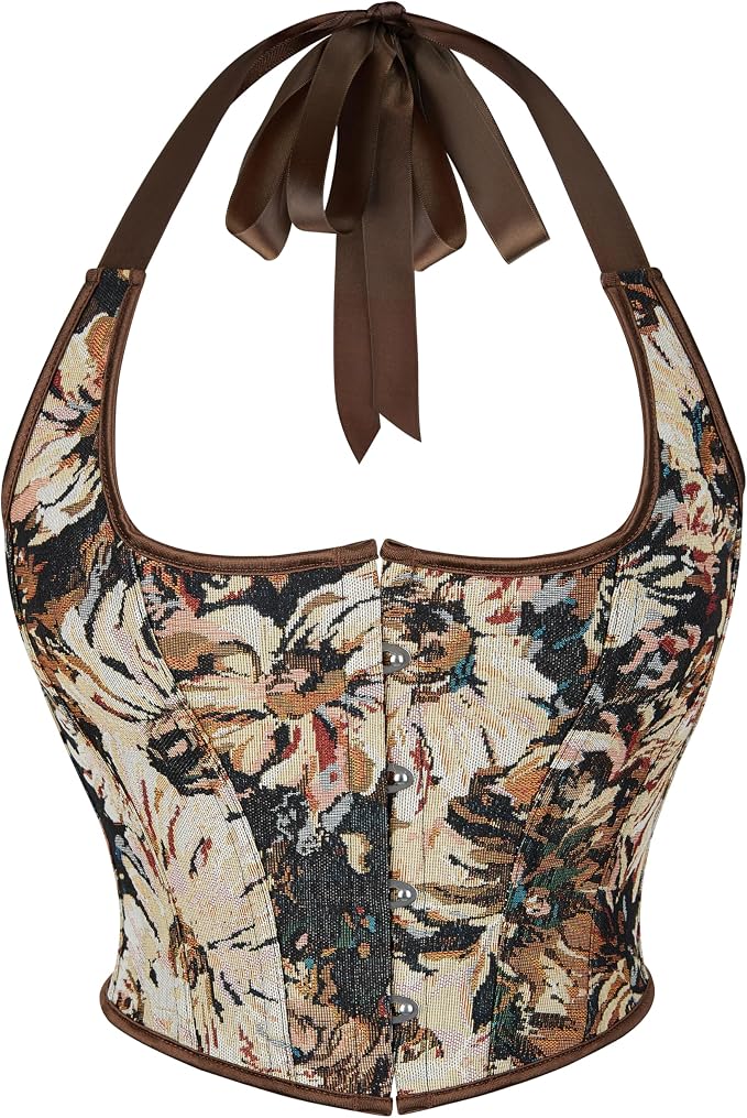 Halter Neck-flower