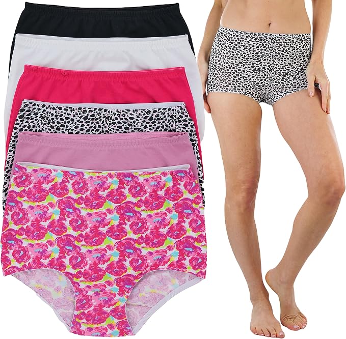 6 Pack: Solids and Prints Fuchsia Assortment