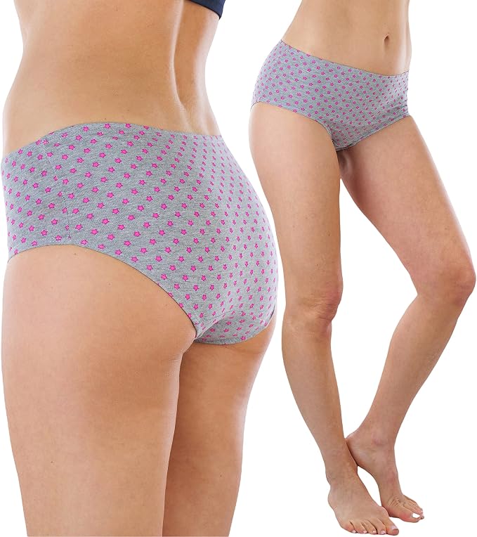 6 Pack: Hearts and Dots Prints and Solid Colored Assortment