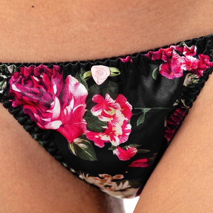 Black Pink Floral