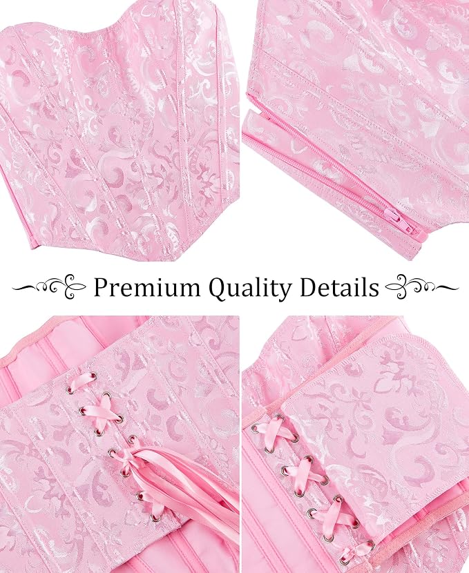 Pink Jacquard