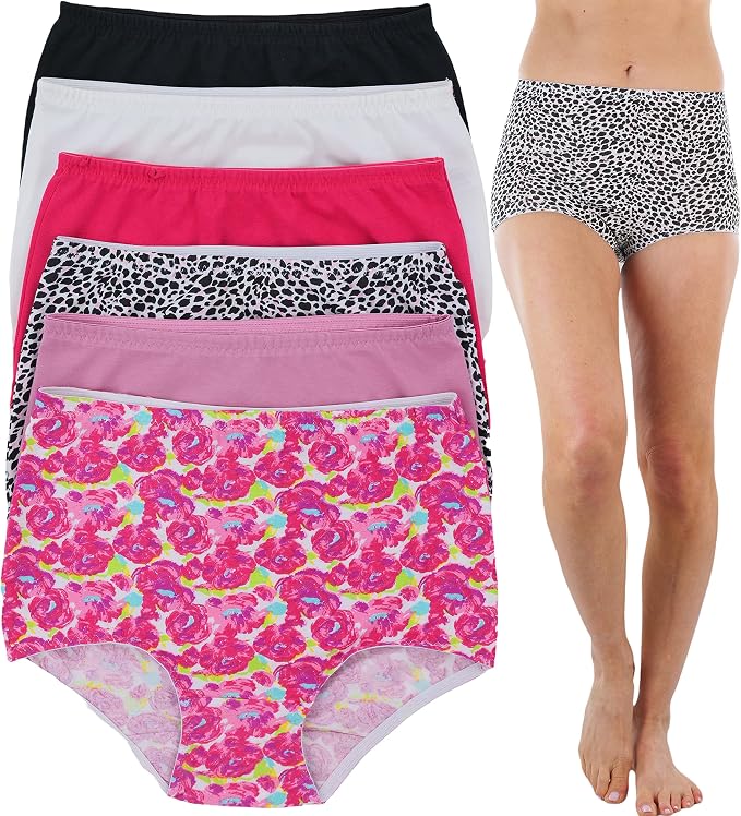 6 Pack: Solids and Prints Fuchsia Assortment